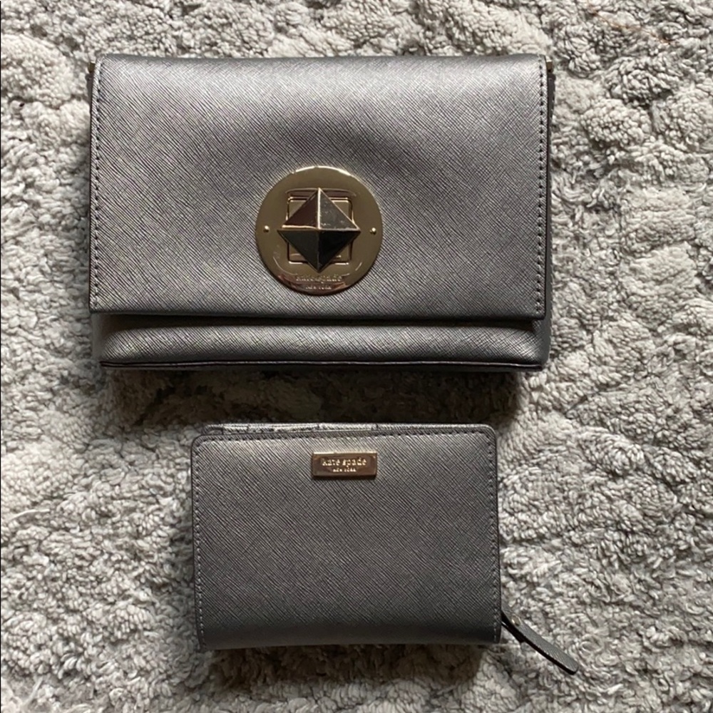 Kate spade purse + wallet bundle